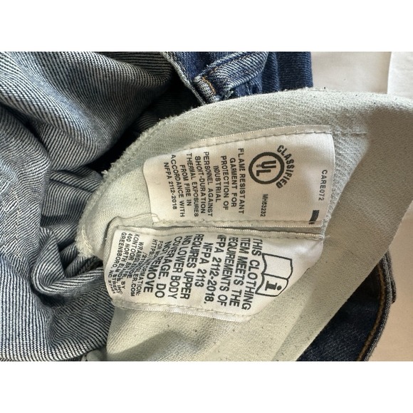 Wrangler Riggs Workwear FR Jeans Mens 44x32 Blue Flame Resistant 10FR3W020 CAT2 - Picture 4 of 9